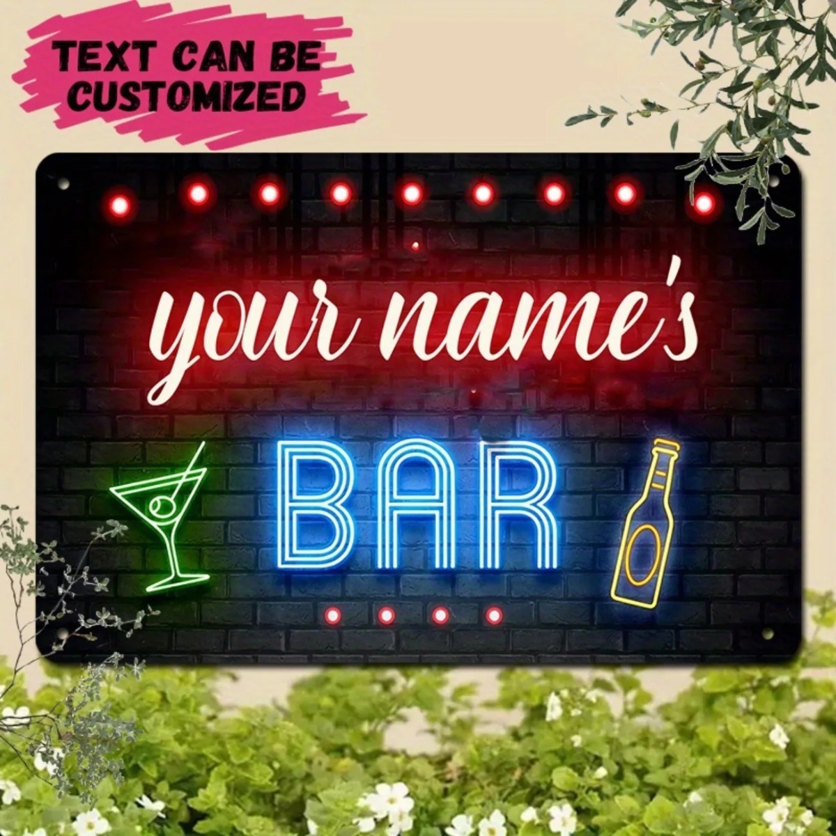 Home Bar Signs - Винтажная алюминиевая настенная табличка CIFbuy с