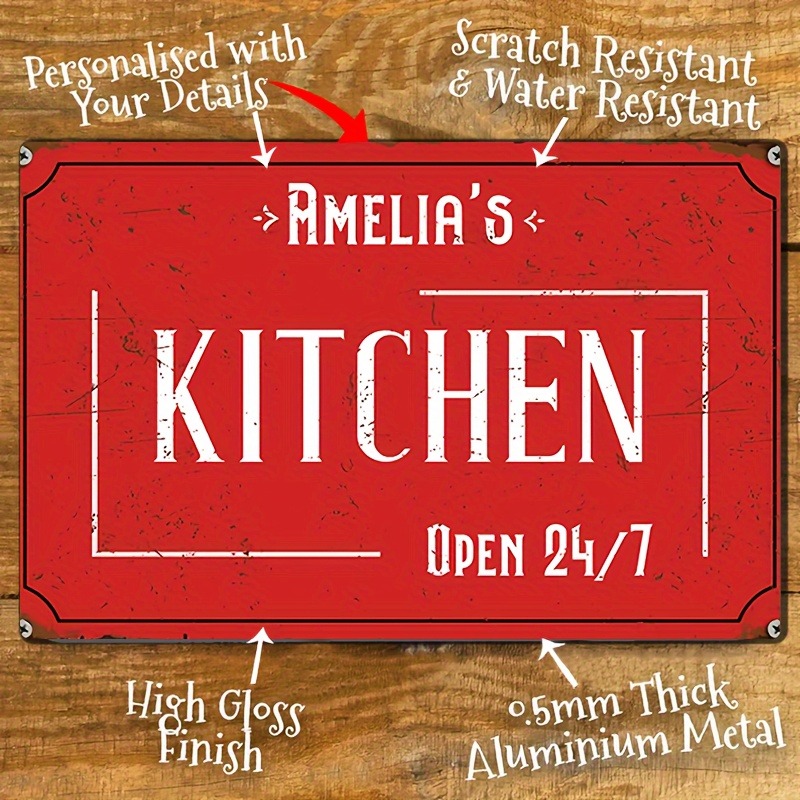 Home Bar Signs - CIFbuy – металлическая табличка для кухни
