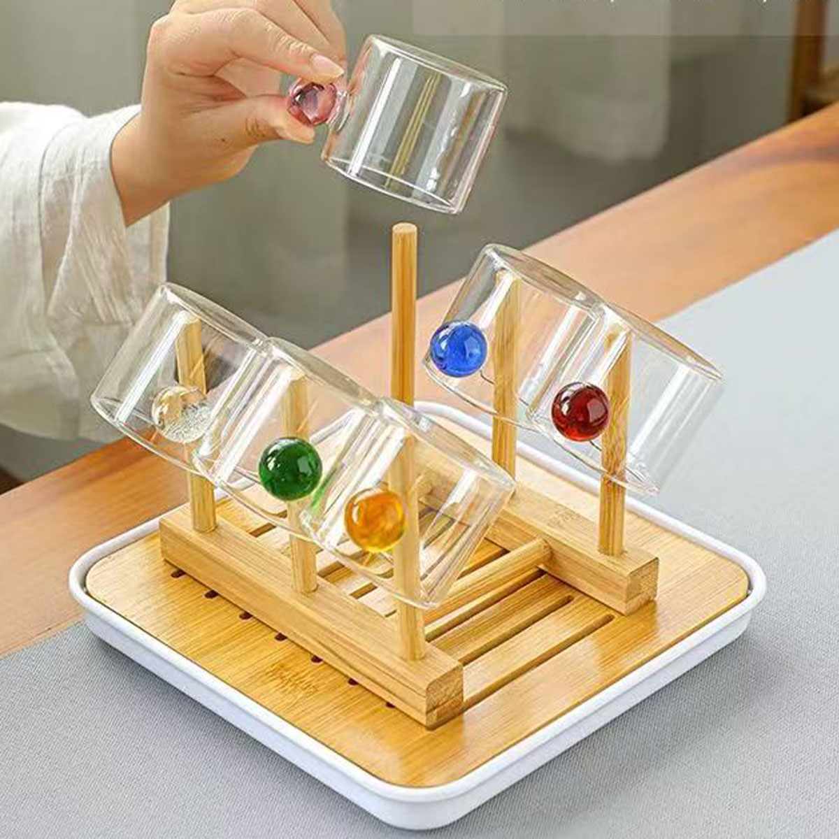 Highball Glass Set - Высококачественные цветные стеклянные чашки для молока