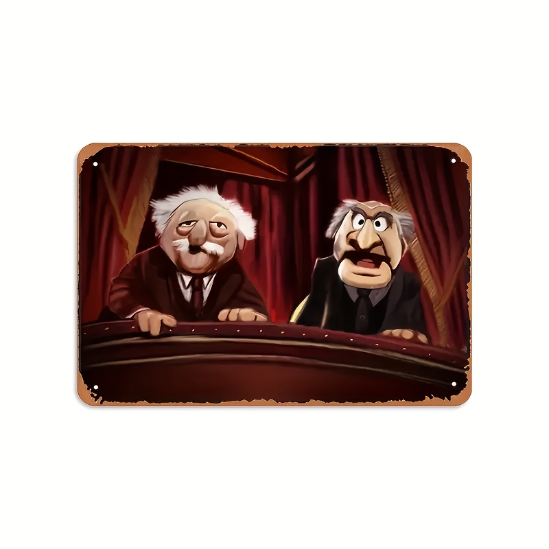 Home Bar And Theater - Винтажный металлический настенный декор Statler &