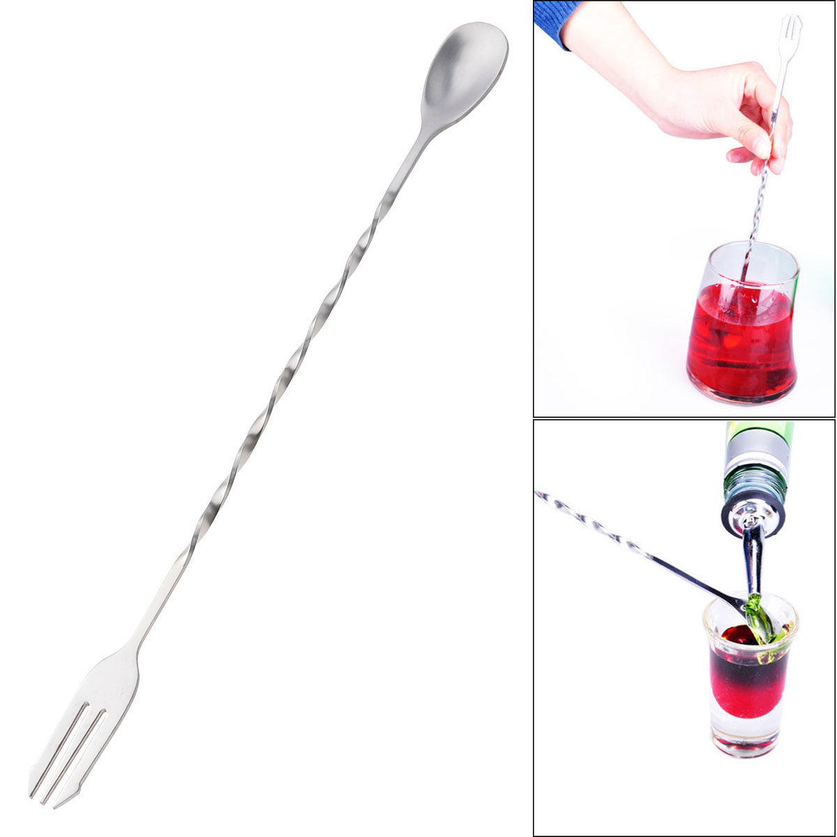 Коктейльная вилка-ложка из нер – обзор и цена Bar Spoon Twisted