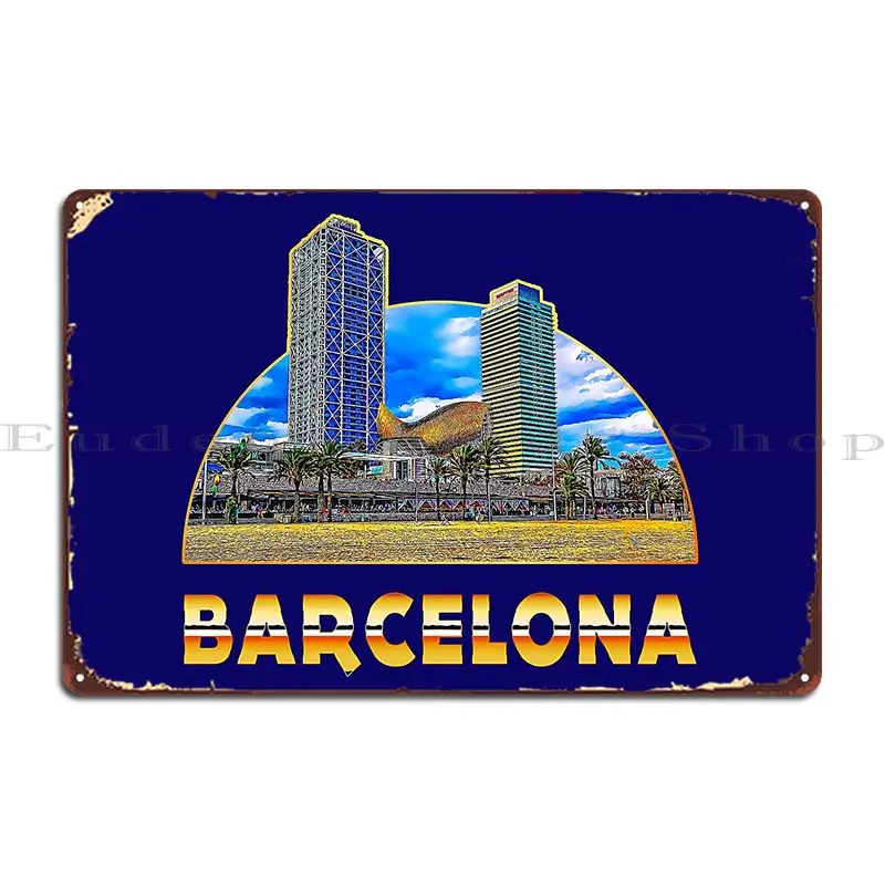 Металлическая табличка с изобр – обзор и цена Home Barcelona