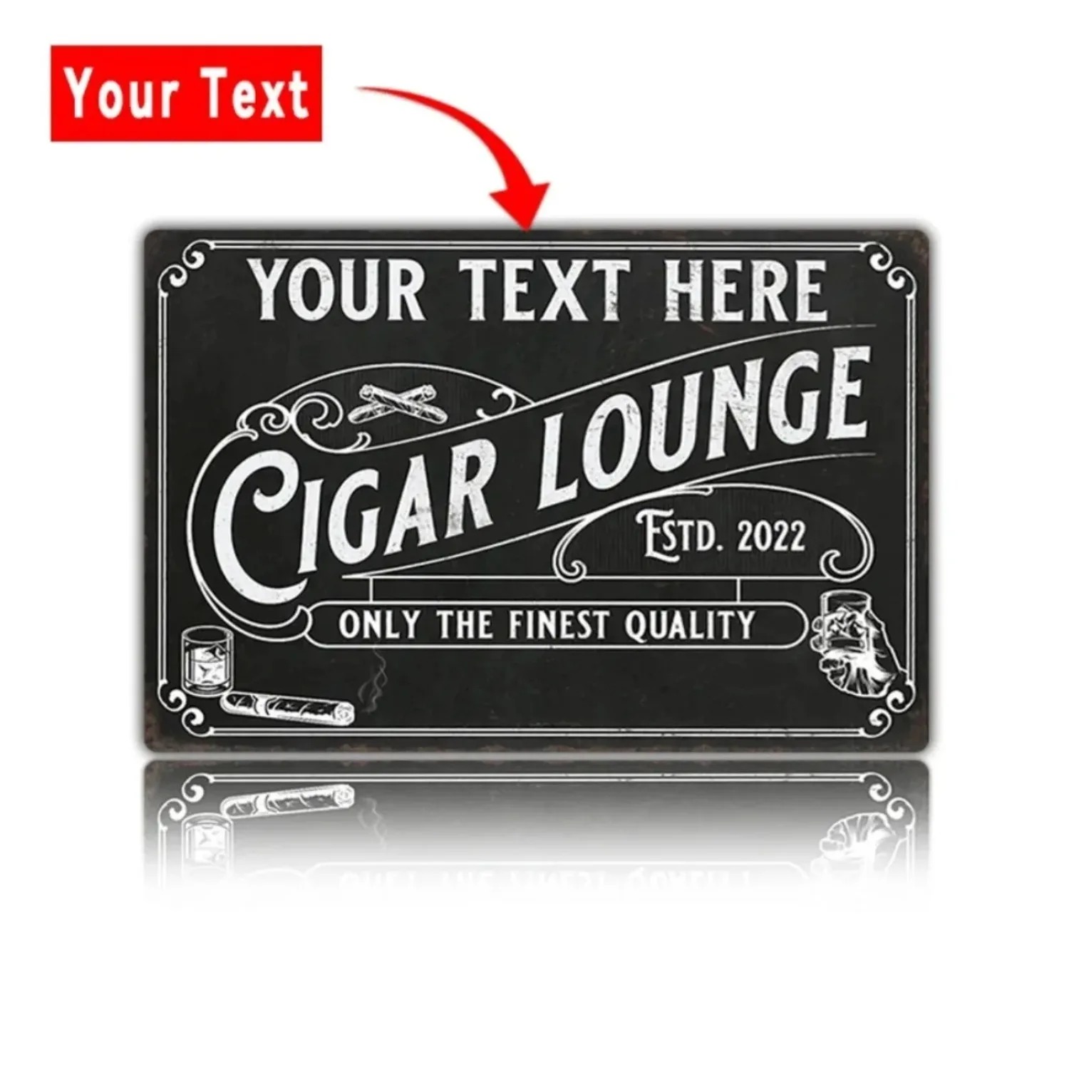CIFbuy Алюминиевая табличка с  – обзор и цена Home Bar Lounge