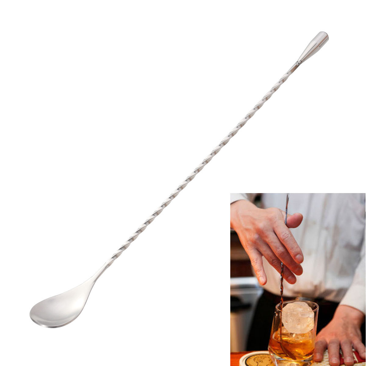 Ложка для коктейлей из нержаве – обзор и цена Bar Spoon Twisted