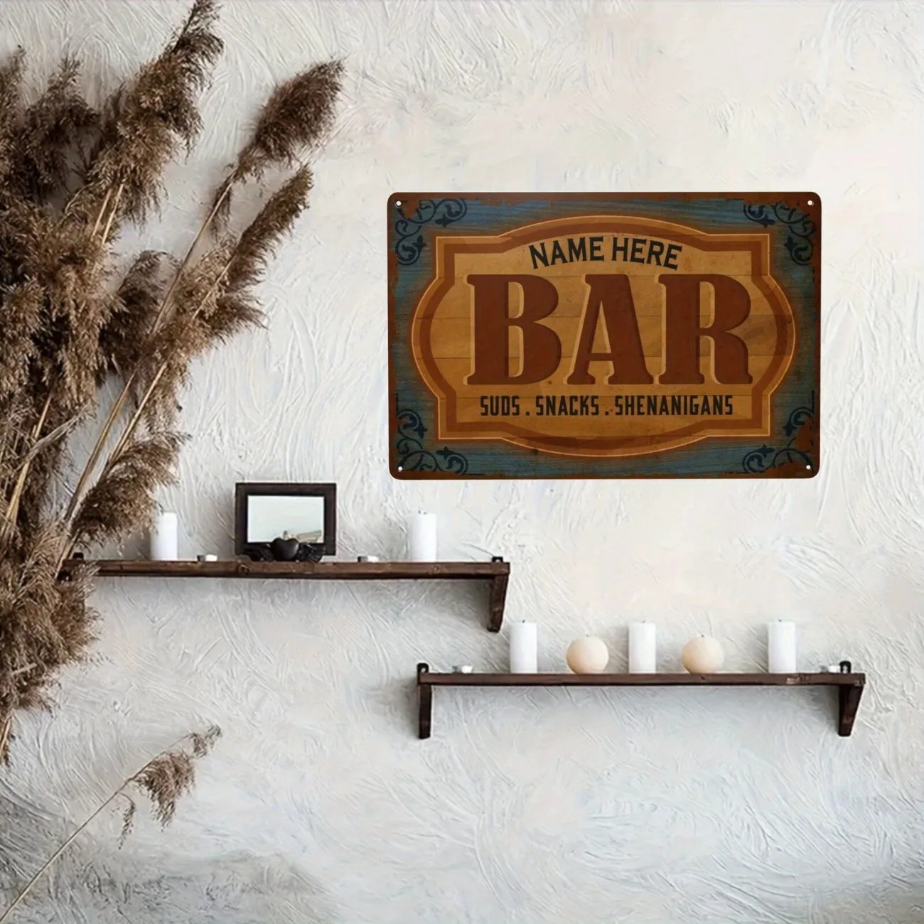 CIFbuy 2D плоская металлическа – обзор и цена Home Bar Signs